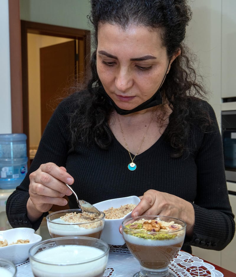 Abu Dhabi, United Arab Emirates, April 14, 2021.  Ramadan Recipes by Nejat Hadriche.  
Victor Besa/The National
Section:  lf
Reporter:  Hanan Sayed Worrell