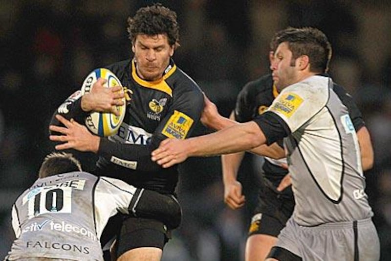 Ben Jacobs, seen on the attack for Wasps, is eager to play in Abu Dhabi.