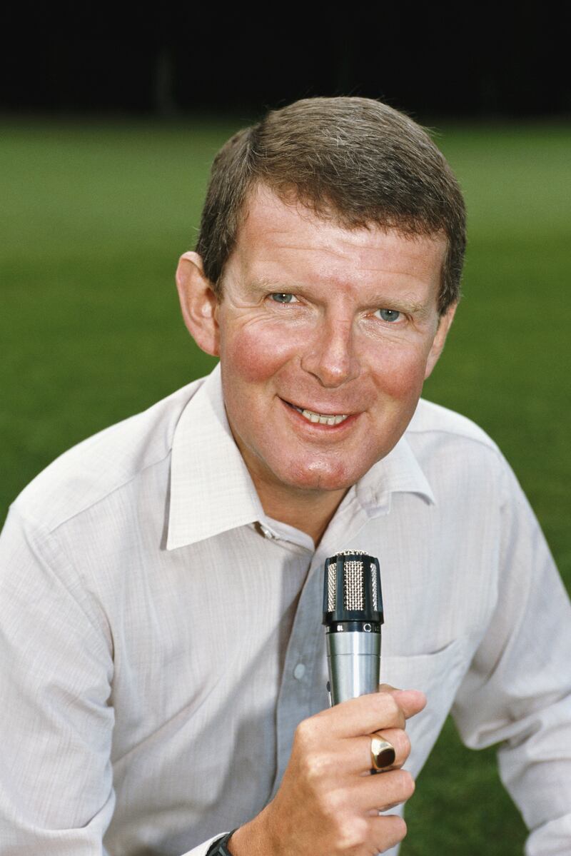 Motson in 1985. Getty Images