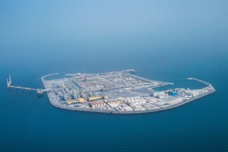 Last year, Taqa announced the financial close of a $3.8 billion project, aimed at supporting Adnoc’s efforts to decarbonise its offshore operations. Photo: Adnoc