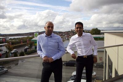 Mohsin and Zuber Issa. The brothers committed to invest £1bn over the next three years to strengthen Asda's supply chain and pledged to keep prices low. Courtesy Euro Garages