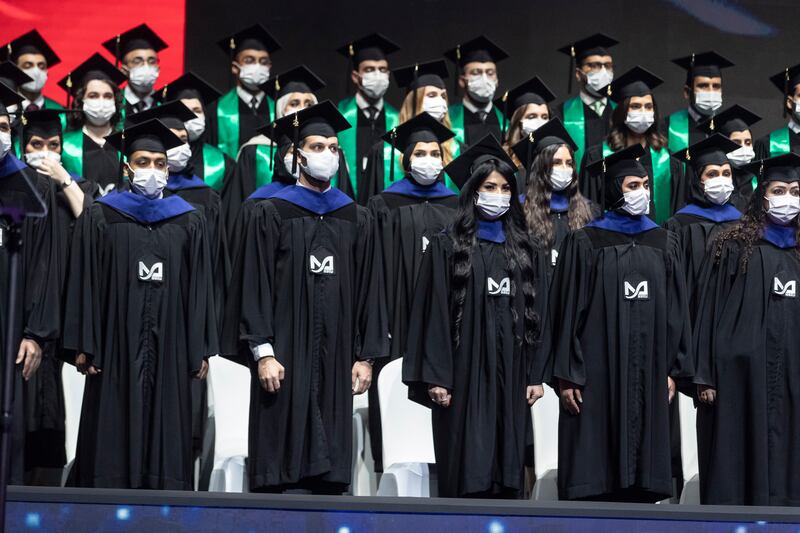 Mohammed Bin Rashid University of Medicine and Health Sciences graduation ceremony at Dubai Opera.
