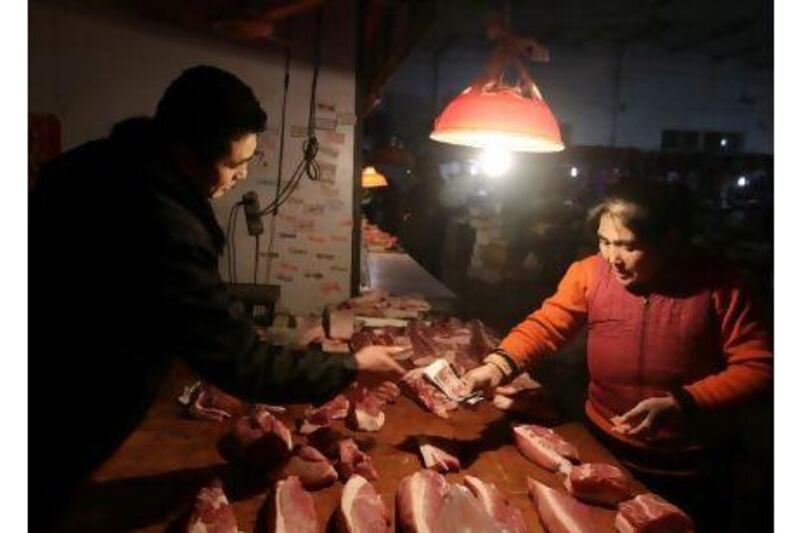 Vegetarianism is on the rise in China, a country that serves meat in hundreds of different ways. Jason Lee / Reuters