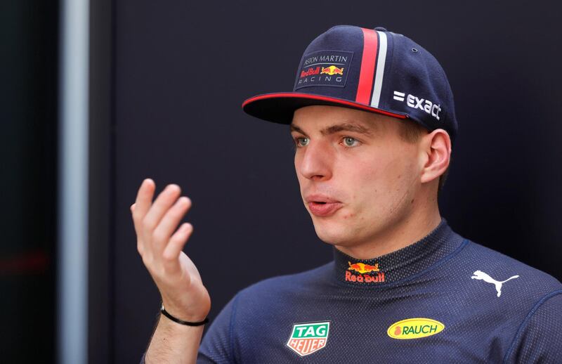 Abu Dhabi, United Arab Emirates, November 29, 2019.  
Formula 1 Etihad Airways Abu Dhabi Grand Prix.
--Max Verstappen of Aston Martin Red Bull Racing interview with The National.
Victor Besa / The National
Section:  SP
Reporter:  Simon Wilgress-Pipe