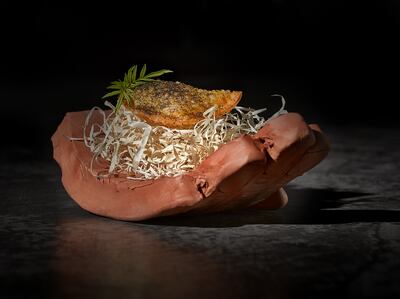 A dish by plant-based pioneer Rodrigo de la Calle. Photo: Rodrigo De La Calle