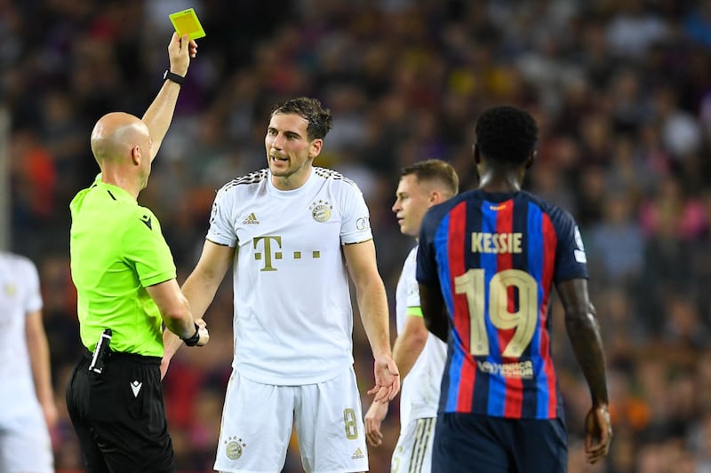 Leon Goretzka – 6. Carded after just 23 minutes for a foul on Busquets and, after some late challenges, the German was withdrawn at half-time and replaced by Sabitzer. AFP