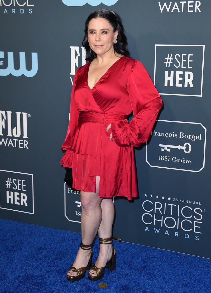 Alex Borstein arrives at the 25th annual Critics' Choice Awards on Sunday, January 12, 2020. AP