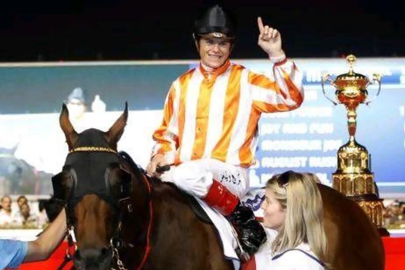 Craig Williams rode Ortensia of Australia to the win in the Al Quoz Sprint on Dubai World Cup night thanks to a little science and strategy by the trainer, Paul Messara.