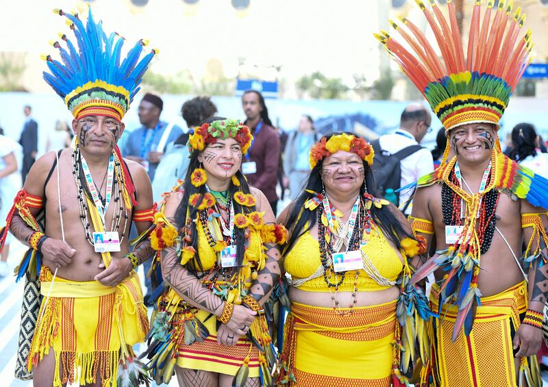 The UN estimates there are more than 370 million indigenous people in 70 nations and recognises the need to respect and promote their unique cultures. Khushnum Bhandari / The National
