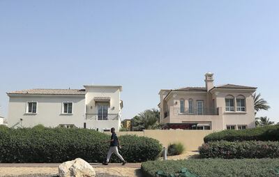 DUBAI, UNITED ARAB EMIRATES , June 23  – 2020 :- Villas at the Mirador in the Arabian Ranches in Dubai. (Pawan Singh / The National) For News.