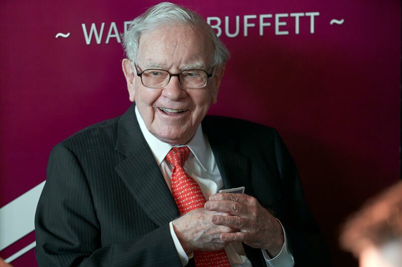 Berkshire Hathaway chairman and chief executive Warren Buffett has a net worth of $105.3bn. AP