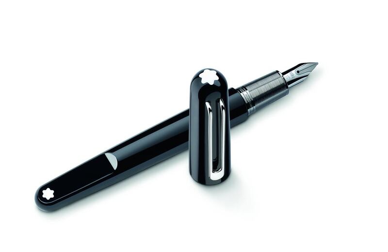 Montblanc M was crafted in collaboration with Australian designer Marc Newson, and features the logo on the side and the top of the pen, for the first time. Courtesy Montblanc