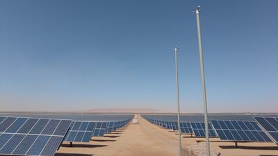 Infinity Power's new solar plant in Sharm El Sheikh.
