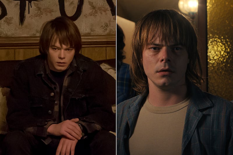 Charlie Heaton in season one and season four. Although the British actor acted in small roles for ITV and BBC, he's since appeared in Marvel's 'The New Mutants' in 2020.