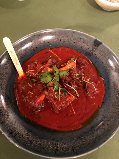 Laal maas is typically made with red chillies, which lends it its fiery colour. Photo: Rakesh Kumar 