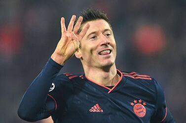 Bayern Munich's Polish forward Robert Lewandowski is raring to get back to the Bundesliga action. AFP