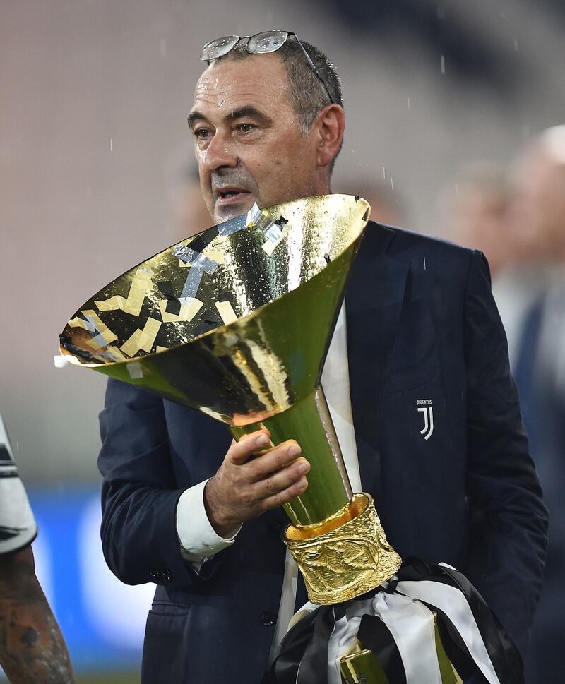 Head coach Maurizio Sarri. EPA