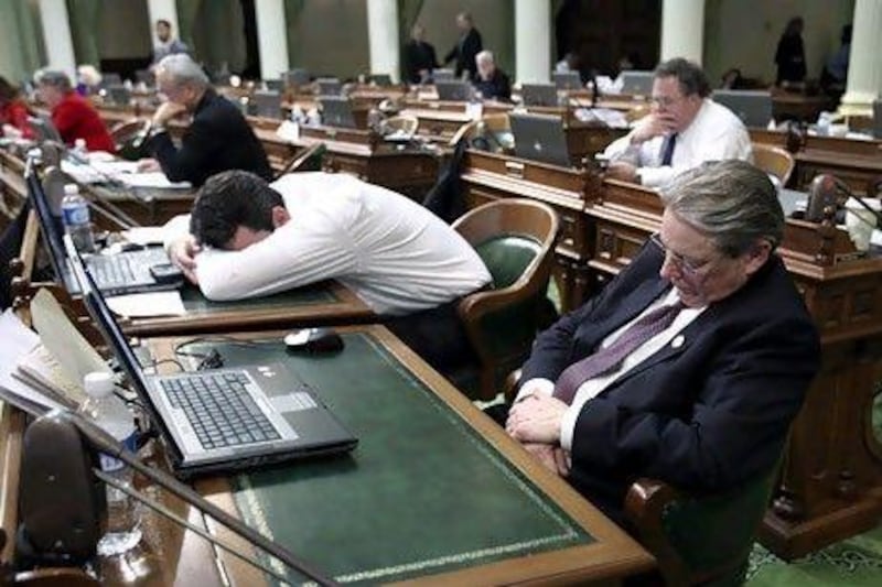 While beneficial, napping at work also has its downsides. Rich Pedroncelli / AP Photo