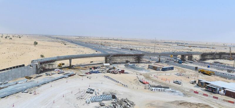 The city's transport authority is improving the traffic network in Al Qudra to prevent the need for cars to travel through central Dubai. Courtesy: RTA / Dubai Media Office