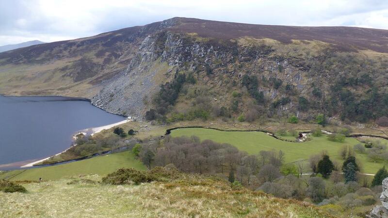 The view from the top road to Lough Tay. Courtesy Luggala Lodge