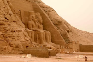 The Great Temple of Abu Simbel, south of Aswan in upper Egypt. AFP 