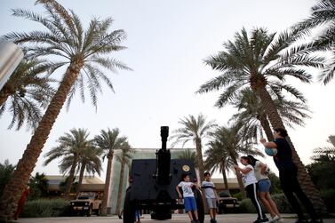 Umm Al Emarat Park in Abu Dhabi is a popular meeting spot for residents across the UAE