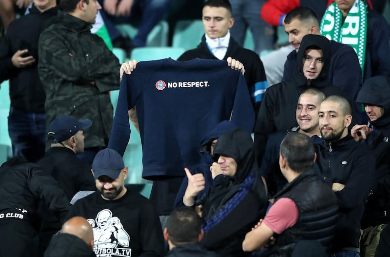Crowd behaviour became the focal point of during Bulgaria-England match at the Vasil Levski National Stadium. Press Association