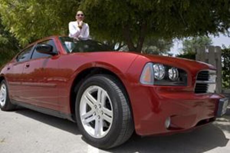 After learning to drive in just eight days in the UAE, Ruth Bradley had her head turned by a Dodge Charger. She was attracted by it's high specification and relatively low price.
