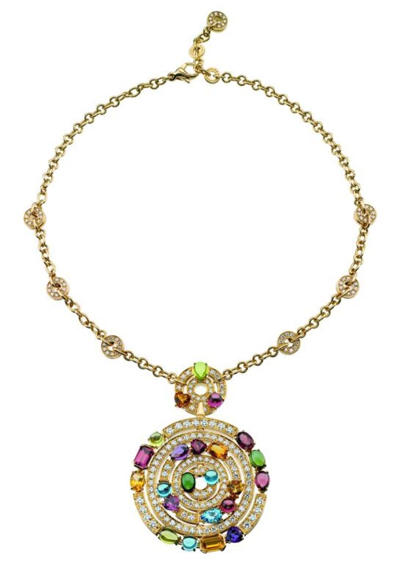 Pendant necklace: price on request, Bulgari. Courtesy Bulgari