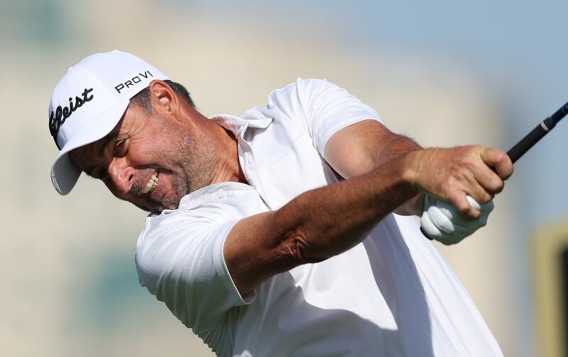 England's Richard Bland on his way to a third-round 71 that left him four shots off the lead. EPA