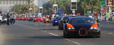 A supercar parade will take place at No Filter DXB.