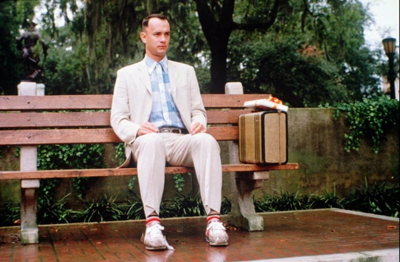 Tom Hanks as Forrest Gump. Phillip Caruso, Paramount Pictures / AP photo