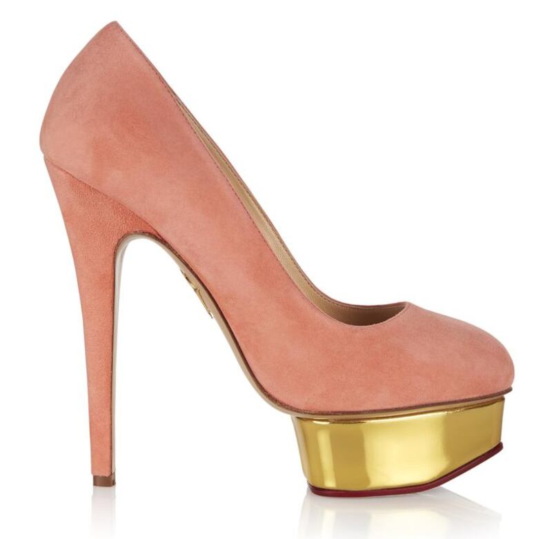 Charlotte Olympia for The Outnet.com, Dhs1,400. Courtesy Charlotte Olympia.
