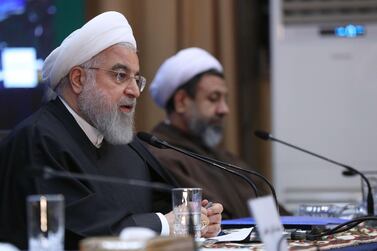 Hassan Rouhani, the Iranian president, may be under pressure at home. AFP