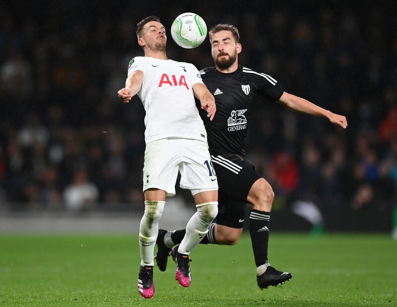 Giovani Lo Celso 10 - The Argentine forward was bright throughout the night and set the tone with an early emphatic left-foot finish that sent the ball into the top corner. Linked well with Kane and has given Nuno Espirito Santo something to think about for the weekend’s Premier League game.  Getty