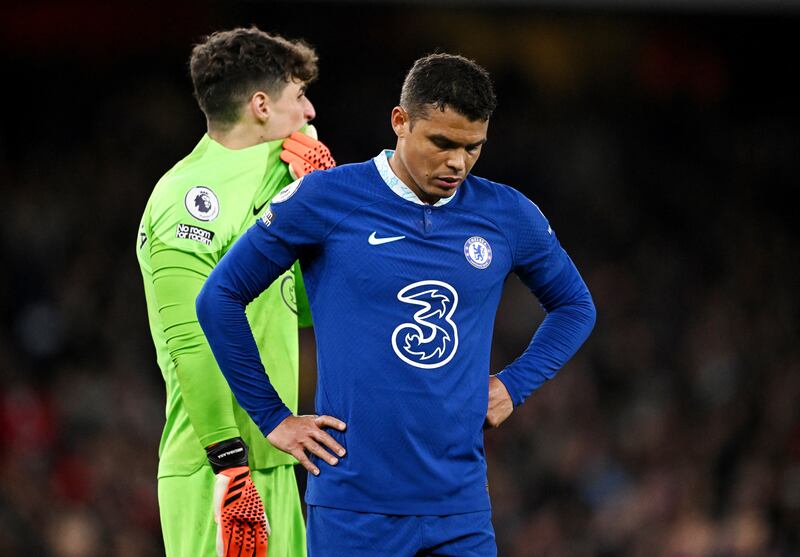 Thiago Silva - 6. Got involved in Chelsea’s comical defending for the third by deflecting the ball into the path of Jesus to score the Gunners third. Made a goalline clearance to deny Gabriel in the 50th minute. Reuters