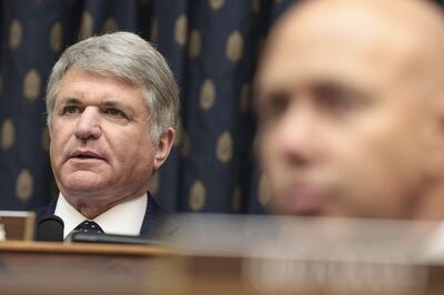 Michael McCaul, chairman of the House foreign affairs committee. AFP
