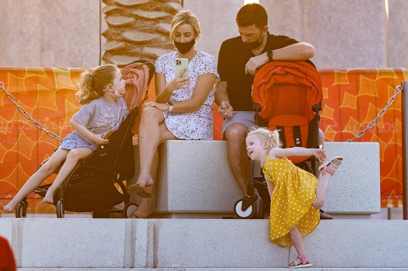 Visitors at Jubilee Park on World Children’s Day.