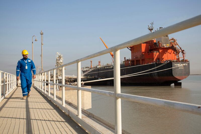 Umm Qasr port near Basra, in southern Iraq.