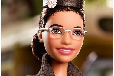 A doll of Rosa Parks has been added to Mattel's line-up of Inspiring Women figurines. Courtesy Mattel