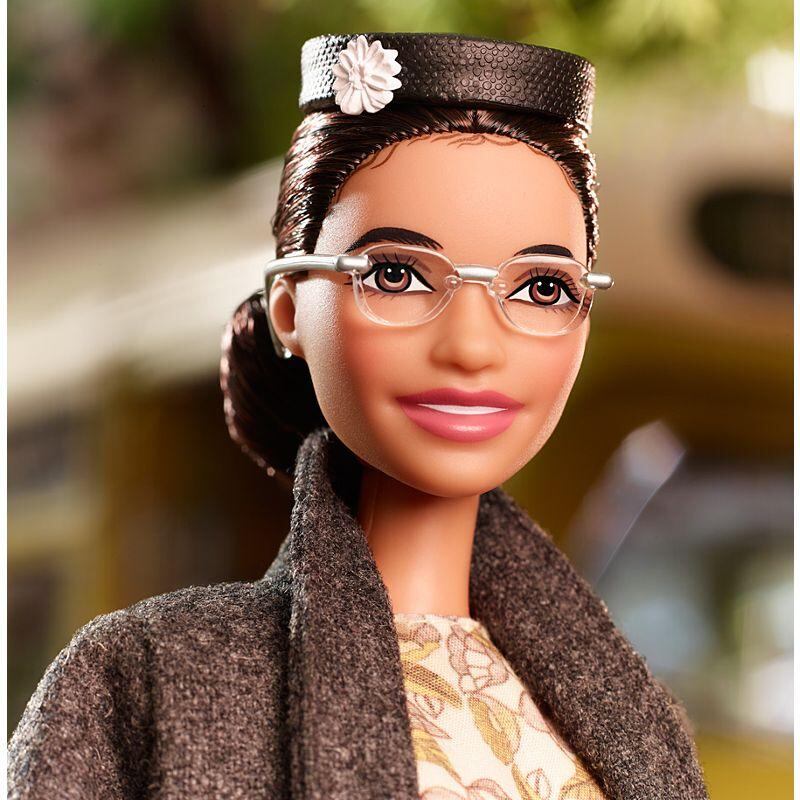 A doll of Rosa Parks has been added to Mattel's line-up of Inspiring Women figurines. Courtesy Mattel