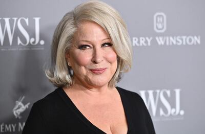 US actress Bette Midler attends the WSJ Magazine 2019 Innovator Awards at MOMA on November 6, 2019 in New York City.  / AFP / Angela Weiss

