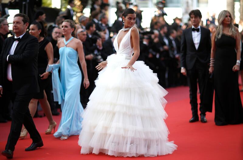Marta Lozano on the Cannes red carpet. Photo: Reuters