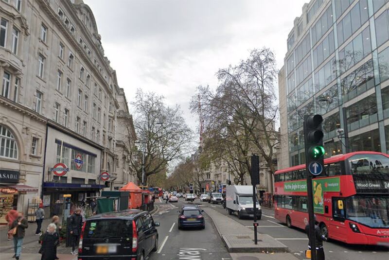 Kingsway in Holborn, central London, where eight cyclists have been killed in collisions in recent years. Photo: Google