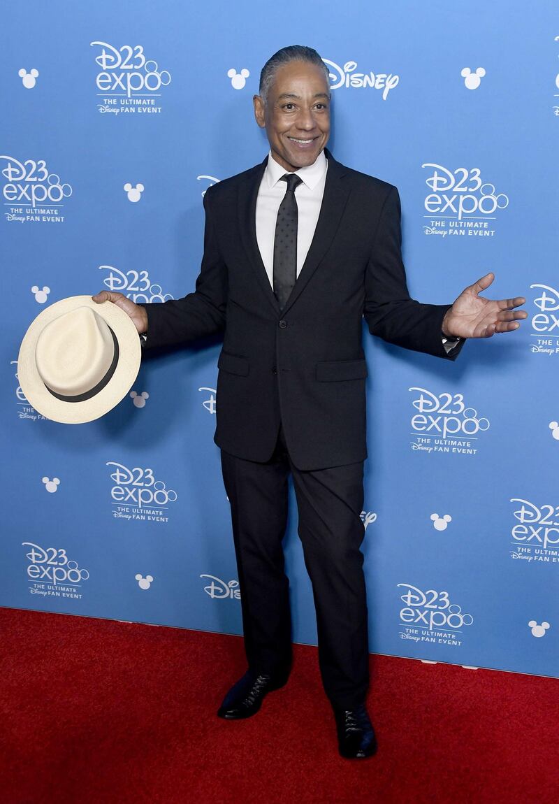 Giancarlo Esposito at the D23 Expo 2019 at Anaheim Convention Centre on August 23, 2019 in California. AFP