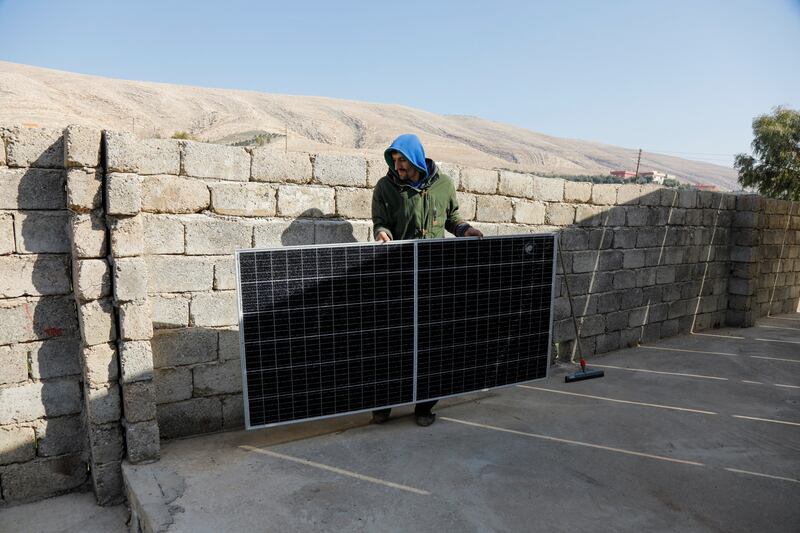 At little cost beyond the initial solar panels set-up, his farm produces 40 tonnes of olives a year.