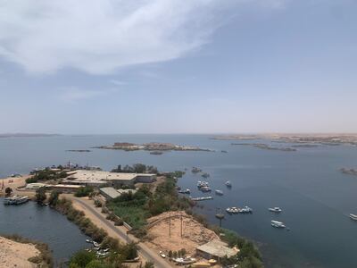 A view of Lake Nasser. Hamza Hendawi / The National