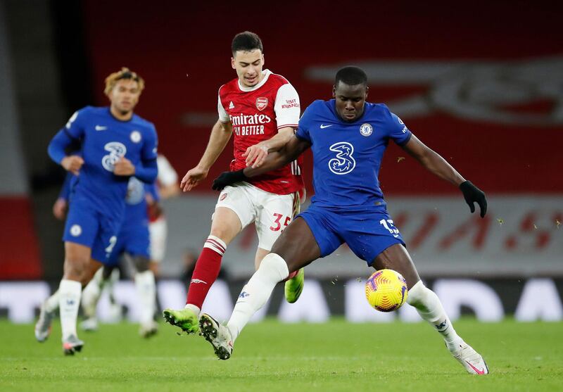 Kurt Zouma – 5: Didn’t really do too much wrong, but was part of a defence that was breached three times. Often was tasked with carrying ball out from the back. Reuters