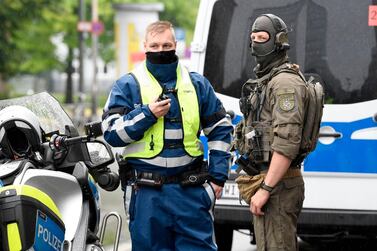 German police and security forces are on the alert as authorities bring Syrian suspects to trial. AFP