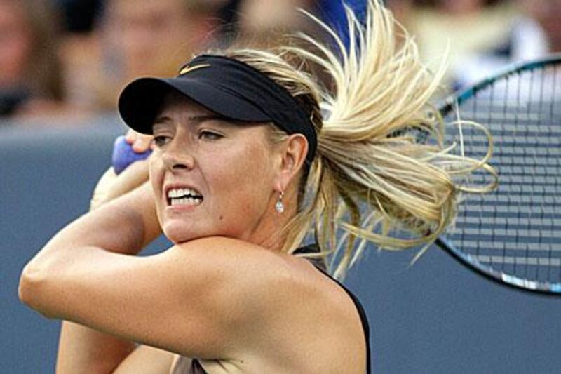 Maria Sharapova is aiming for her second tour title of the year at the Cincinnati Open.